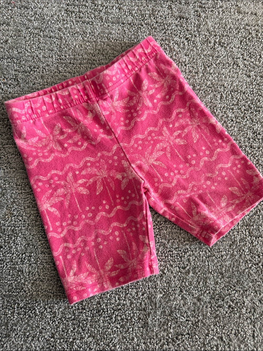 10 for $20🔥Girls' Pink Patterned Stretch Bike Shorts